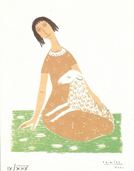 'Niña con cordero' Edición facsímil